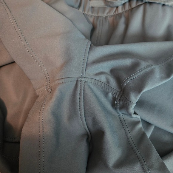 WILLIT Athletic Shorts Womens Small Gray Blue Drawstring Pockets Nylon Spandex - Picture 5 of 6